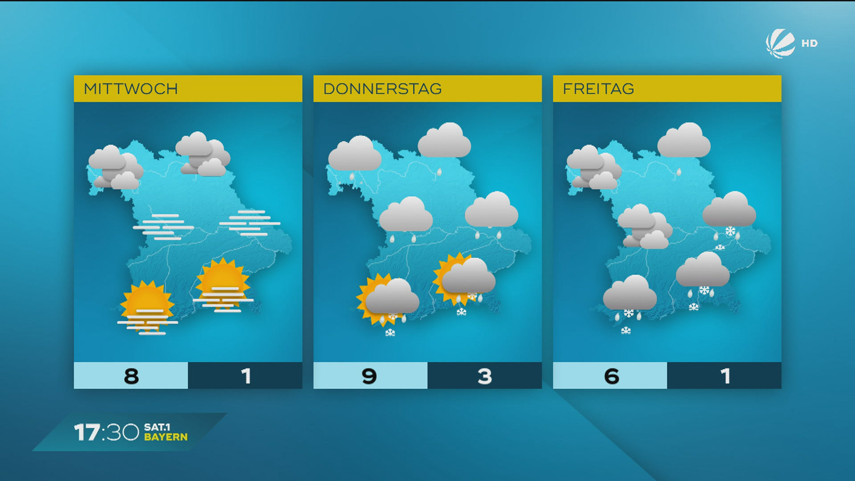 Das Bayern-Wetter: Milde Temperaturen im Freistaat