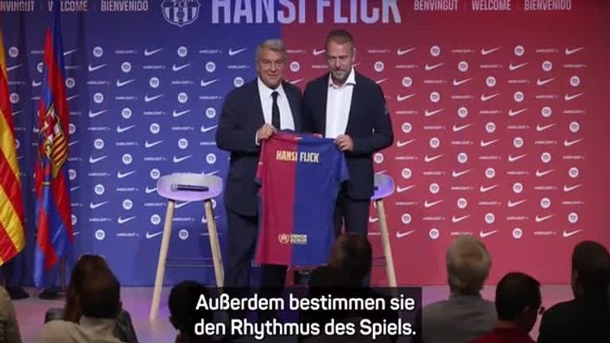 FC Barcelona: Hansi Flick als Cheftrainer vorgestellt