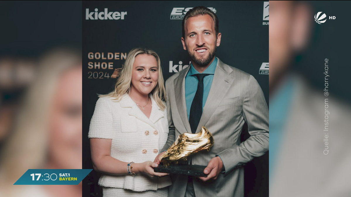 Goldener Schuh als bester Torjäger: Auszeichnung für FC Bayern-Star Kane