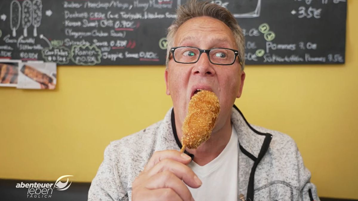 Foodtrend Korean Corndogs - Dirk Hoffmann testet das frittierte Würstchen