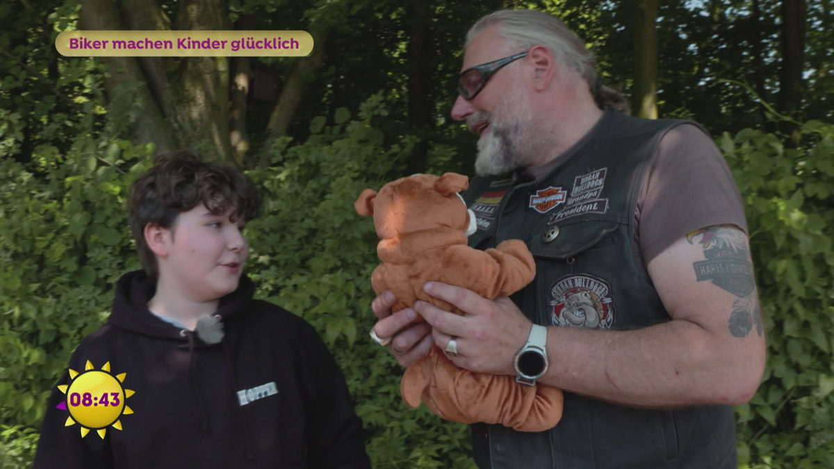 Biker machen Kinder glücklich