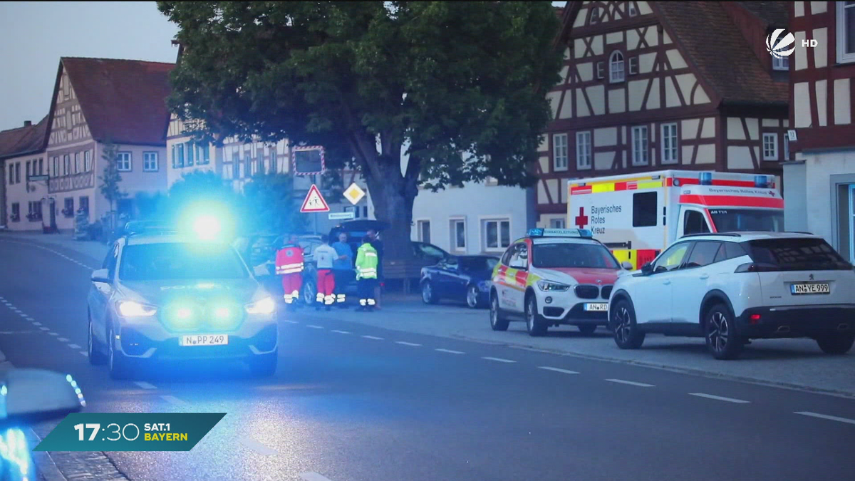 Geldautomatensprengung in Mittelfranken: Täter auf der Flucht