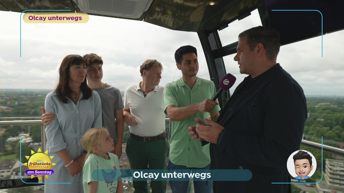 Olcay unterwegs in 71 Meter Höhe