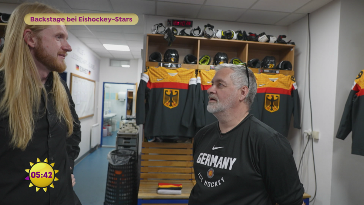Eishockey-WM 2024: Backstage in der Kabine