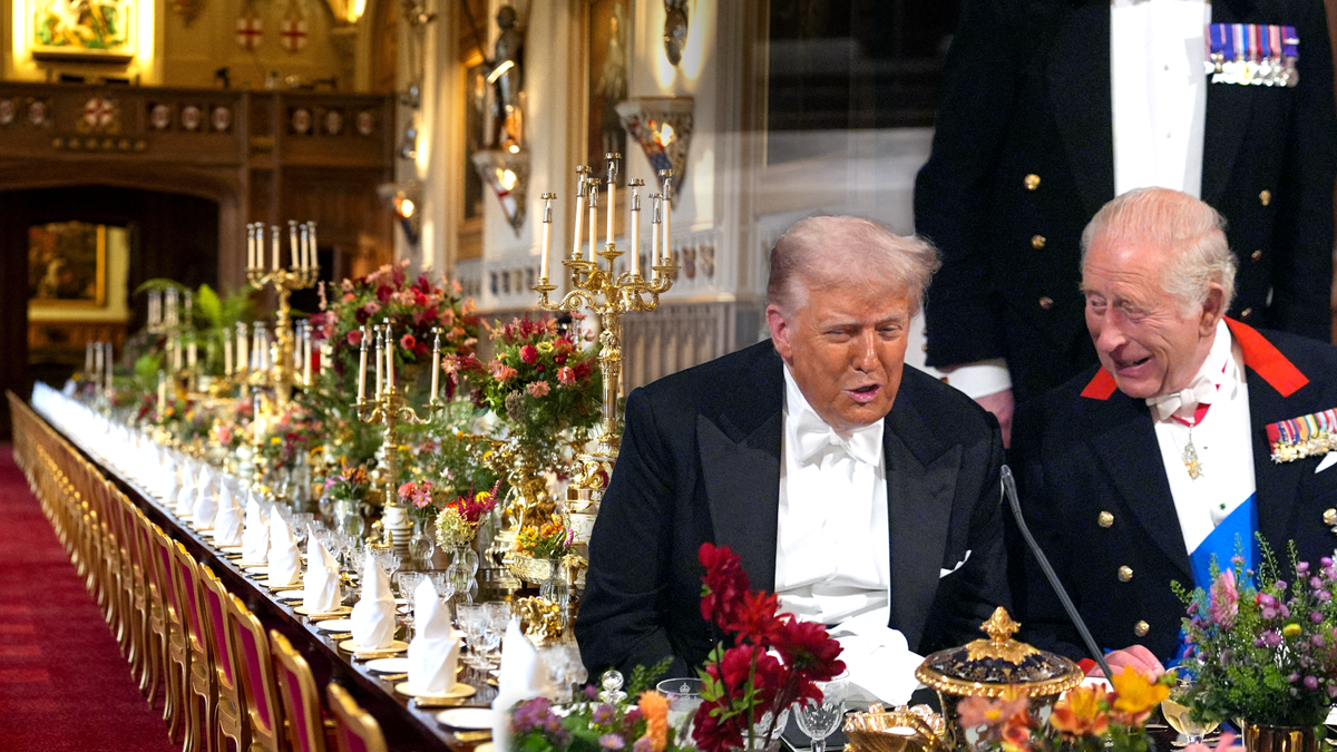 Pompöses Staatsbankett für Donald Trump