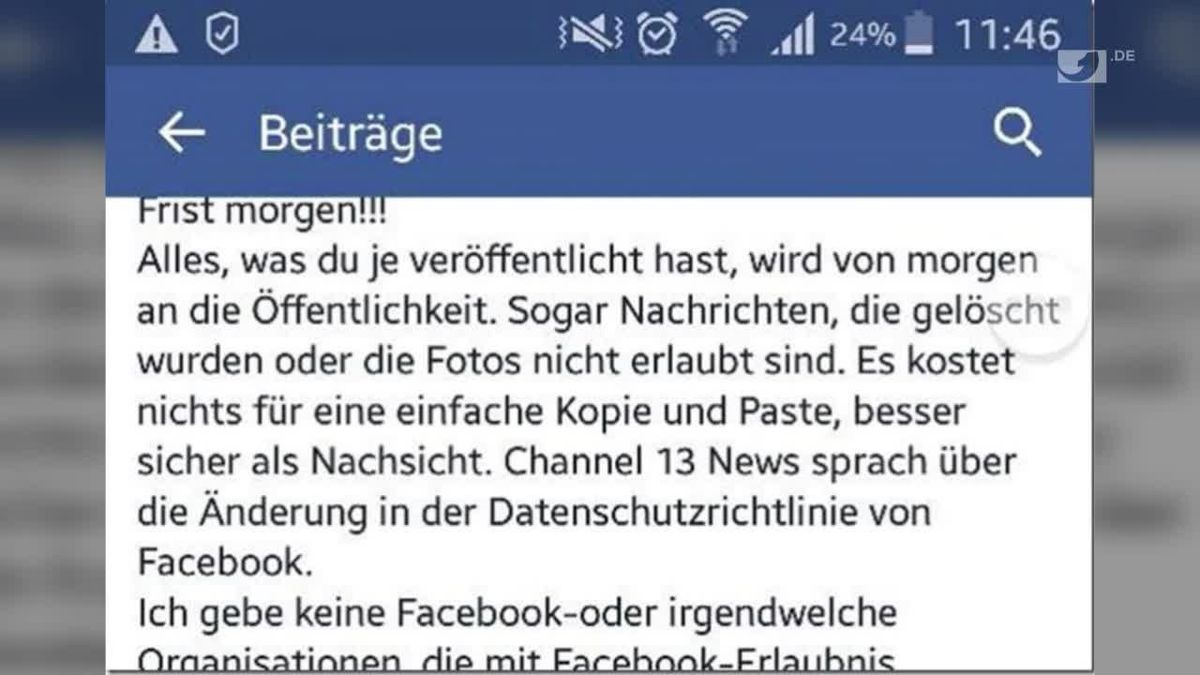 Achtung: Bevor ihr diesen "Status" teilt, solltet ihr das wissen