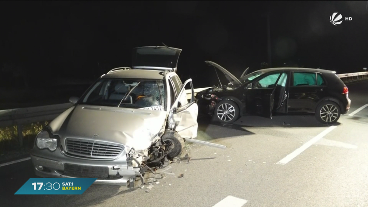 Sechs Verletzte nach Unfall auf B22: Betrunkener rast in Gegenverkehr