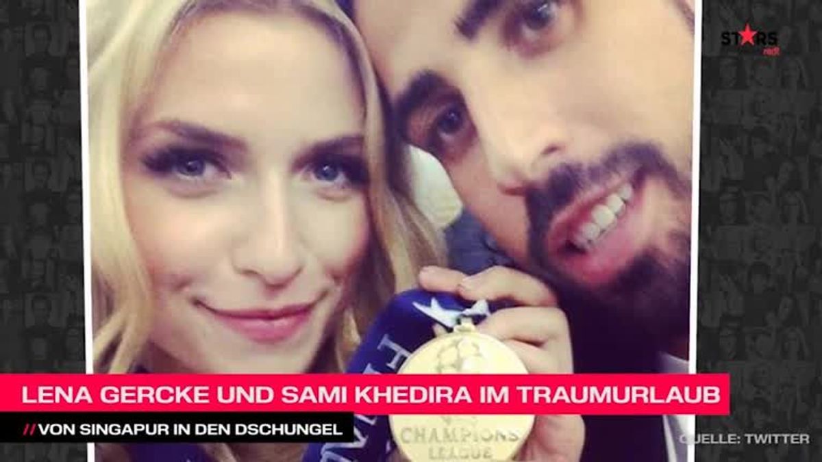 Lena Gercke und Sami Khedira im Traumurlaub