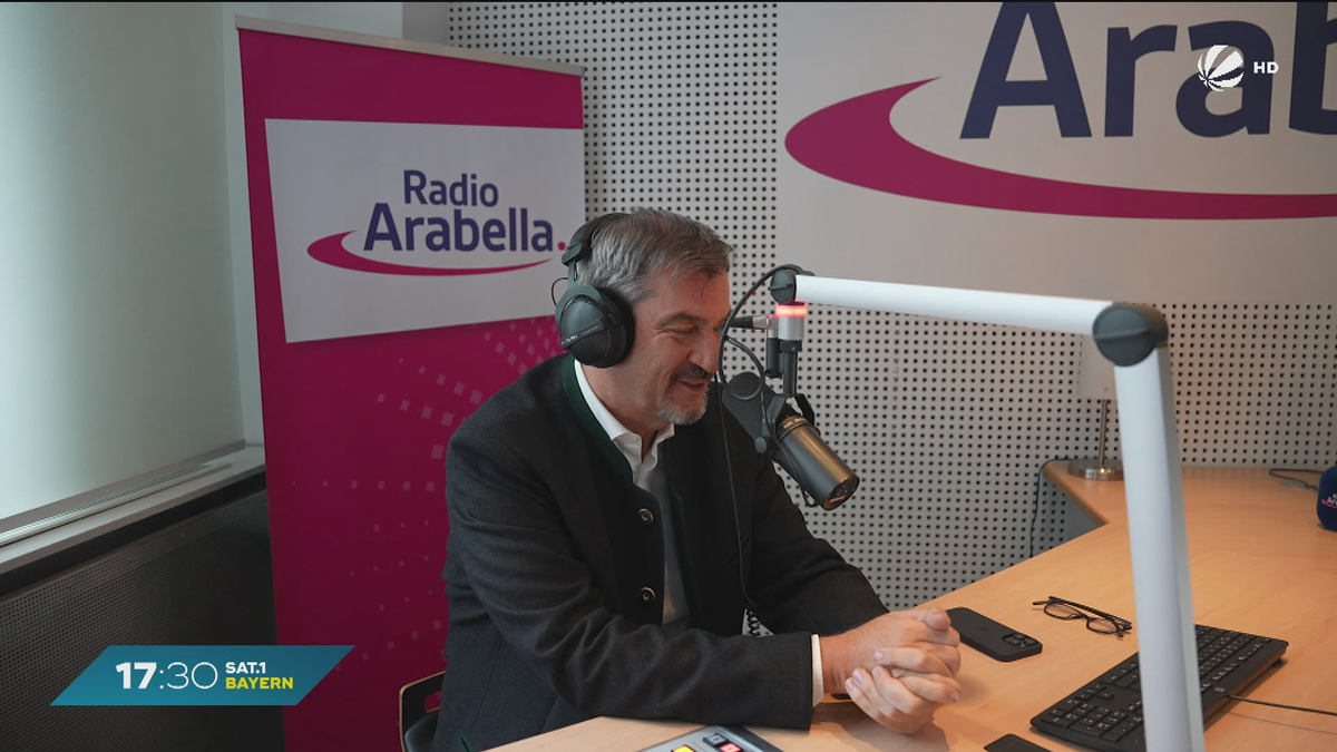 Söder on Air: Ministerpräsident moderiert im Radio