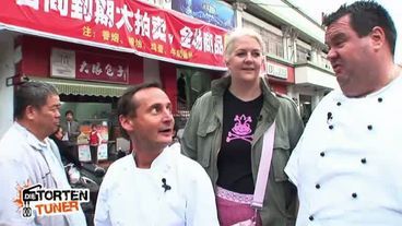 Tortenschlacht süß-sauer in Shanghai