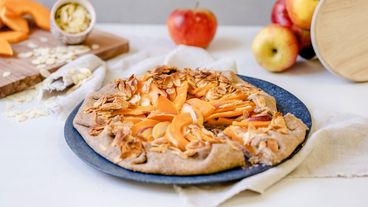 Apfel-Kürbis-Galette