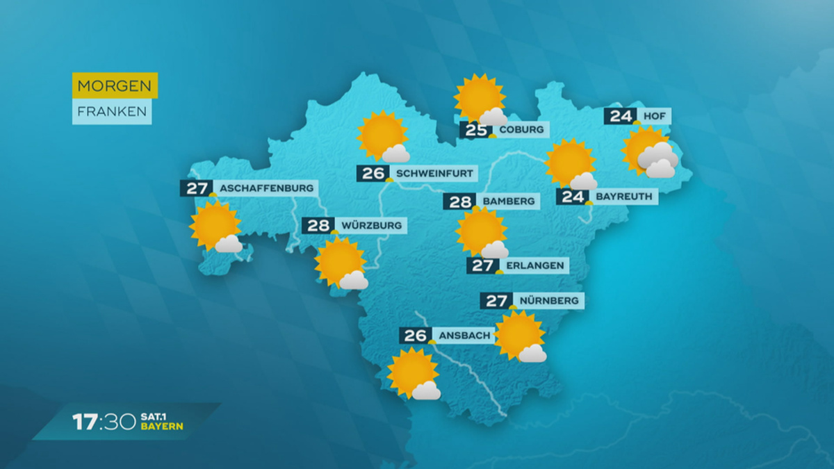 Das Bayern-Wetter vom 05.04.2024: Sommerwochenende im April