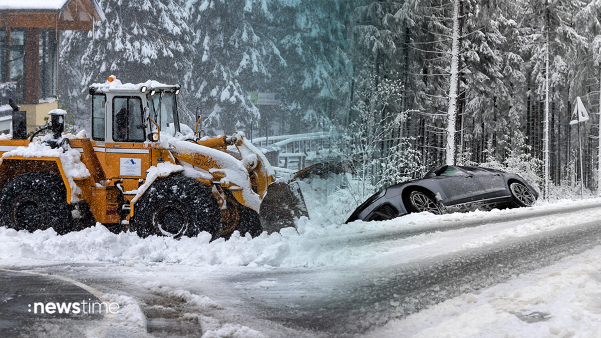 Rückkehr des Winters: Schnee, Stürme und Eis sorgen für Chaos auf den Straßen 