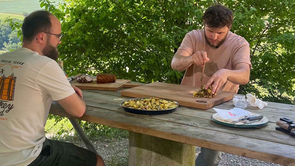 Die Grill-Kreation im Aargau: Kalbssteak mit Whisky-Marinade