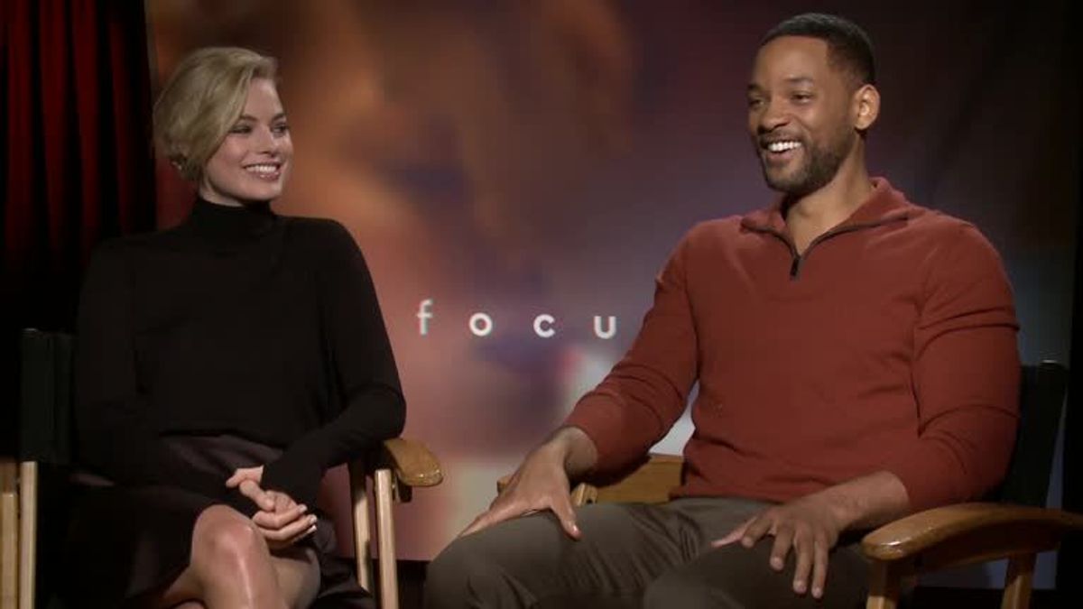 Will Smith und Margot Robbie im Interview