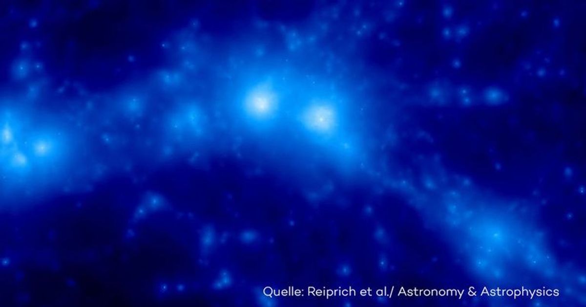 Verbindet drei Galaxien: Riesiges Weltraum-Spinnennetz entdeckt