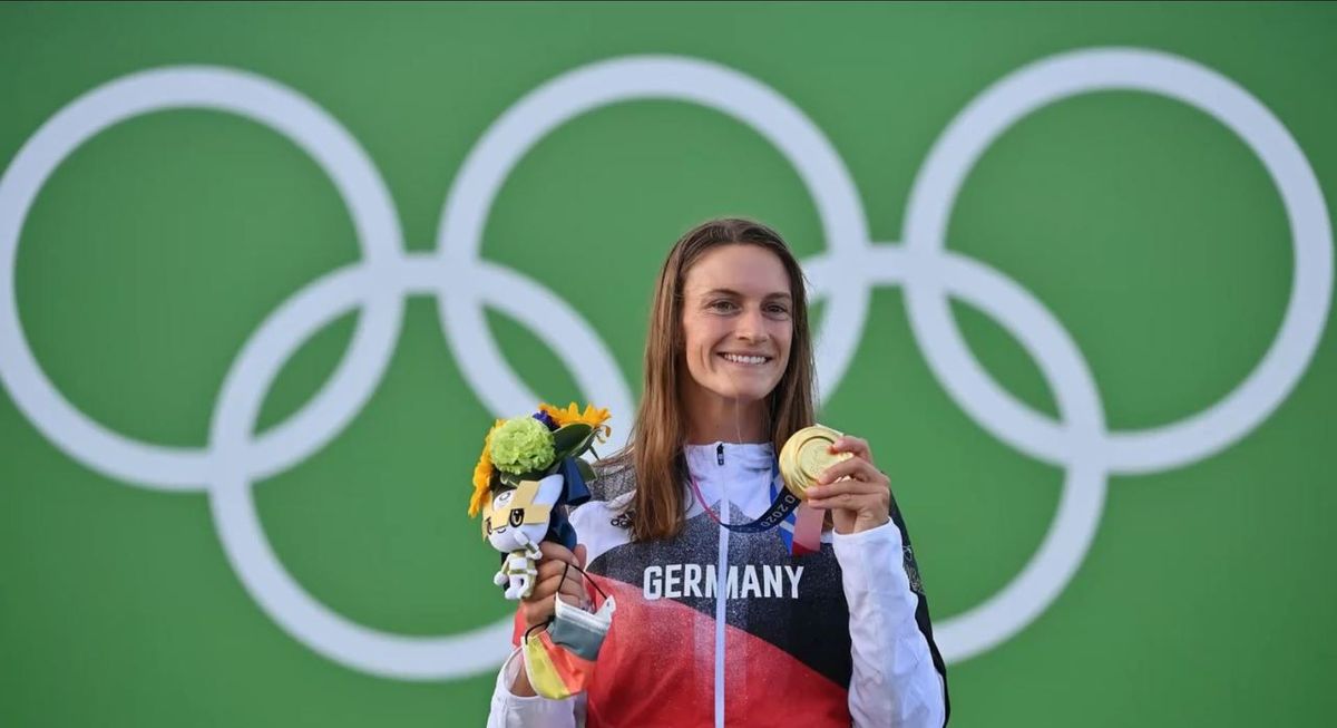 Erstes Olympia-Gold: Deutsche Kanutin gewinnt Slalom-Rennen