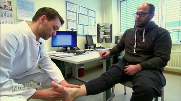 Mittwoch: Sprunggelenk gebrochen?