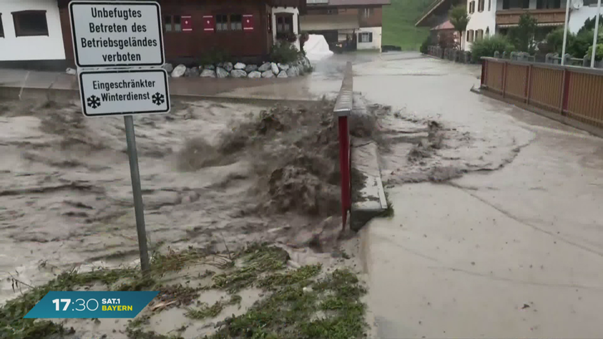 Starke Unwetter im Allgäu: Mann wird von Baum erschlagen