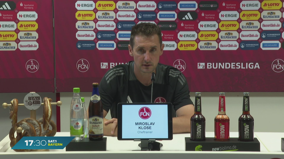 Start in die 2. Liga: Pflichtspiel-Premiere für Nürnberg-Trainer-Miroslav Klose