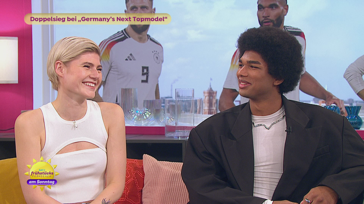 Doppelsieg bei "Germany’s Next Topmodel": Lea und Jermaine im Talk