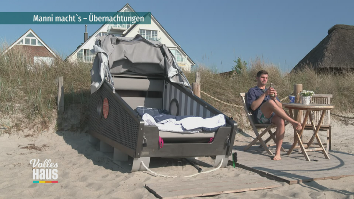 Manni macht's – Übernachtung im Strandkorb