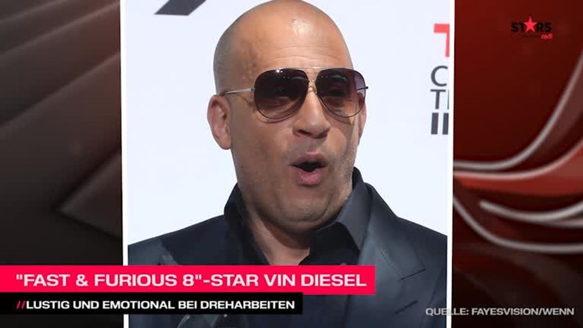 Vin Diesel: Lustig und emotional bei Dreharbeiten