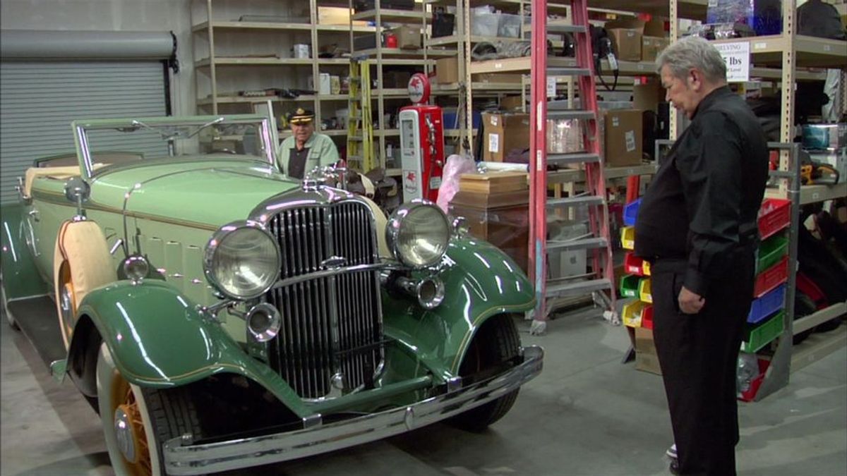 Vergoldete Oldtimer