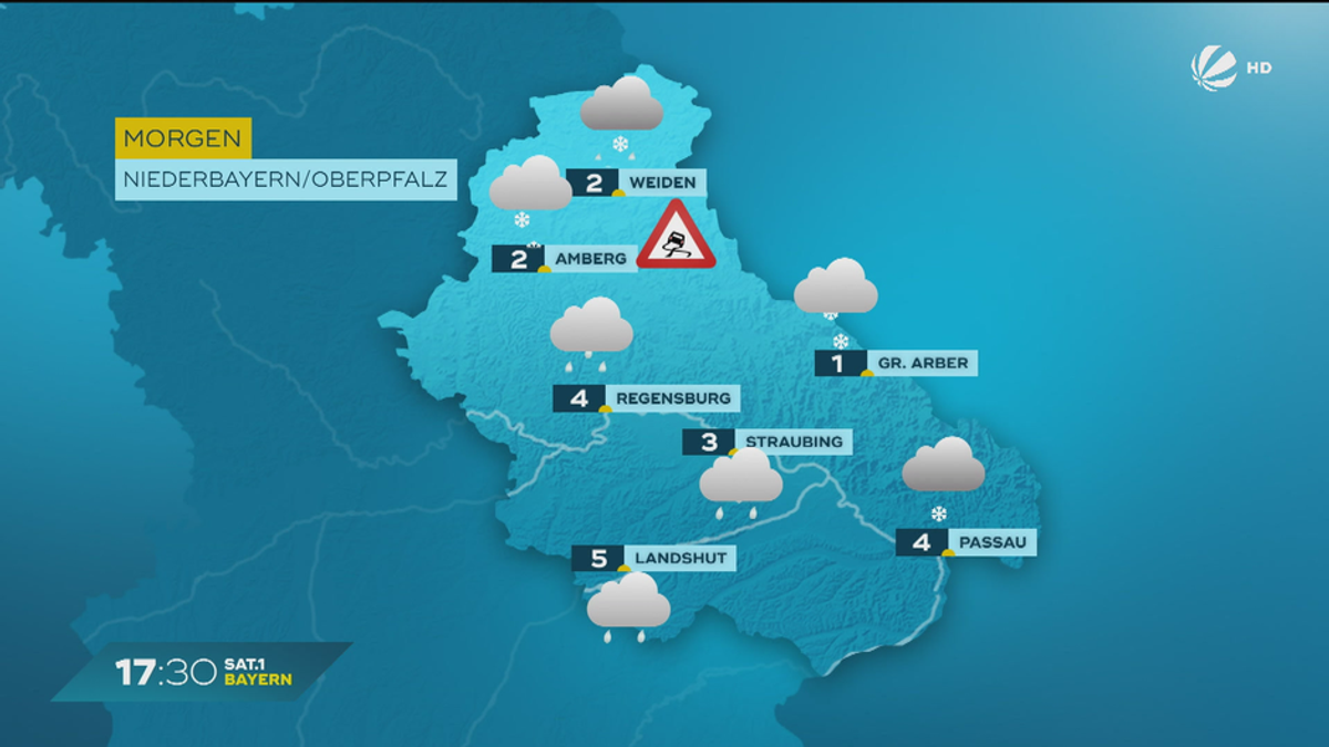 Das Bayern-Wetter vom 11.02.2025: Nässe und Kälte im Freistaat