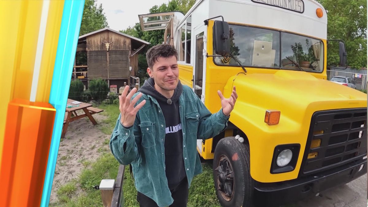 Leipziger AirBnB Schulbus