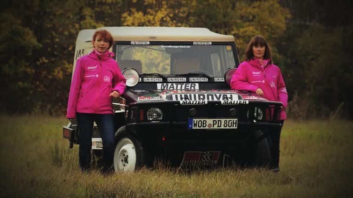 LeJog-Rallye: Team "Pink Petrol"!