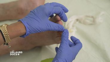 Fuerteventura: Patient mit Fußverletzung