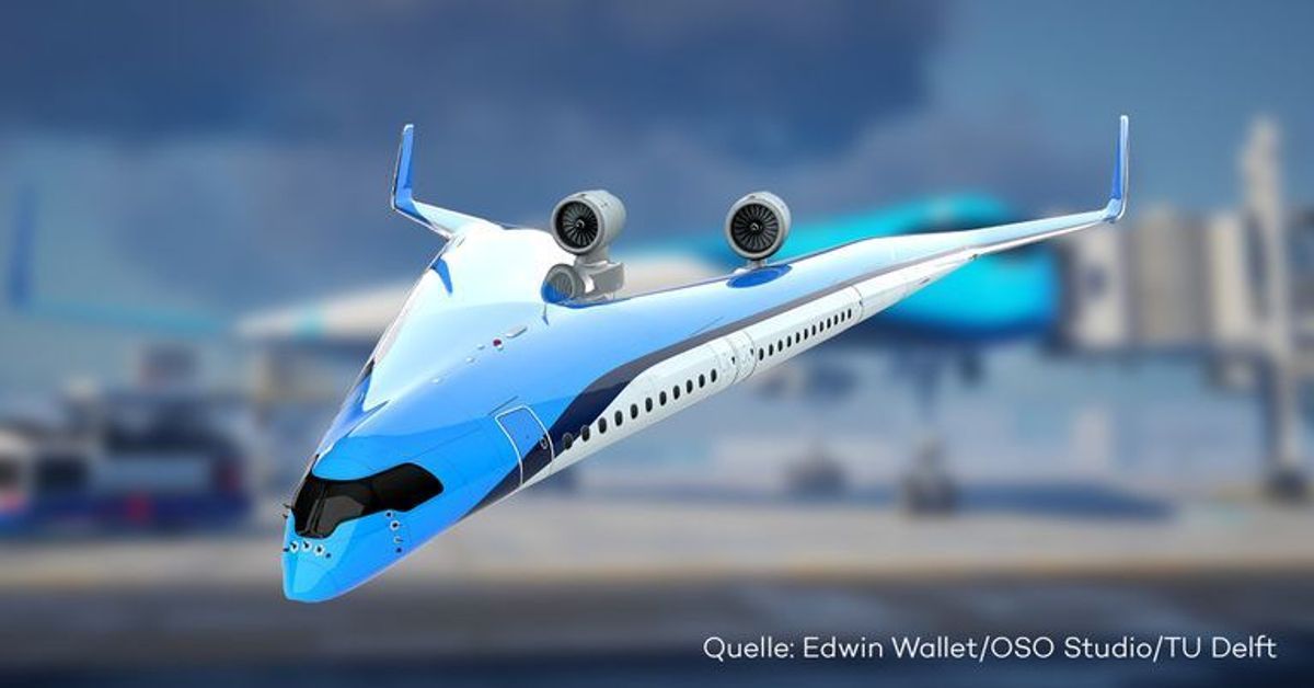 "Flying-V": Sieht so das Flugzeug der Zukunft aus?