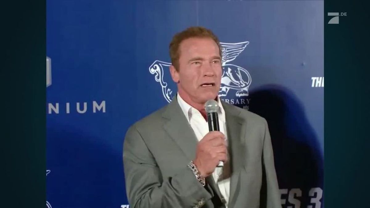 Arnold Schwarzenegger trägt jetzt eine Hipster-Frisur
