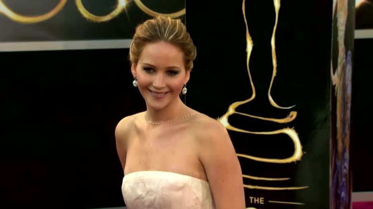 Amy Adams küsst Jennifer Lawrence