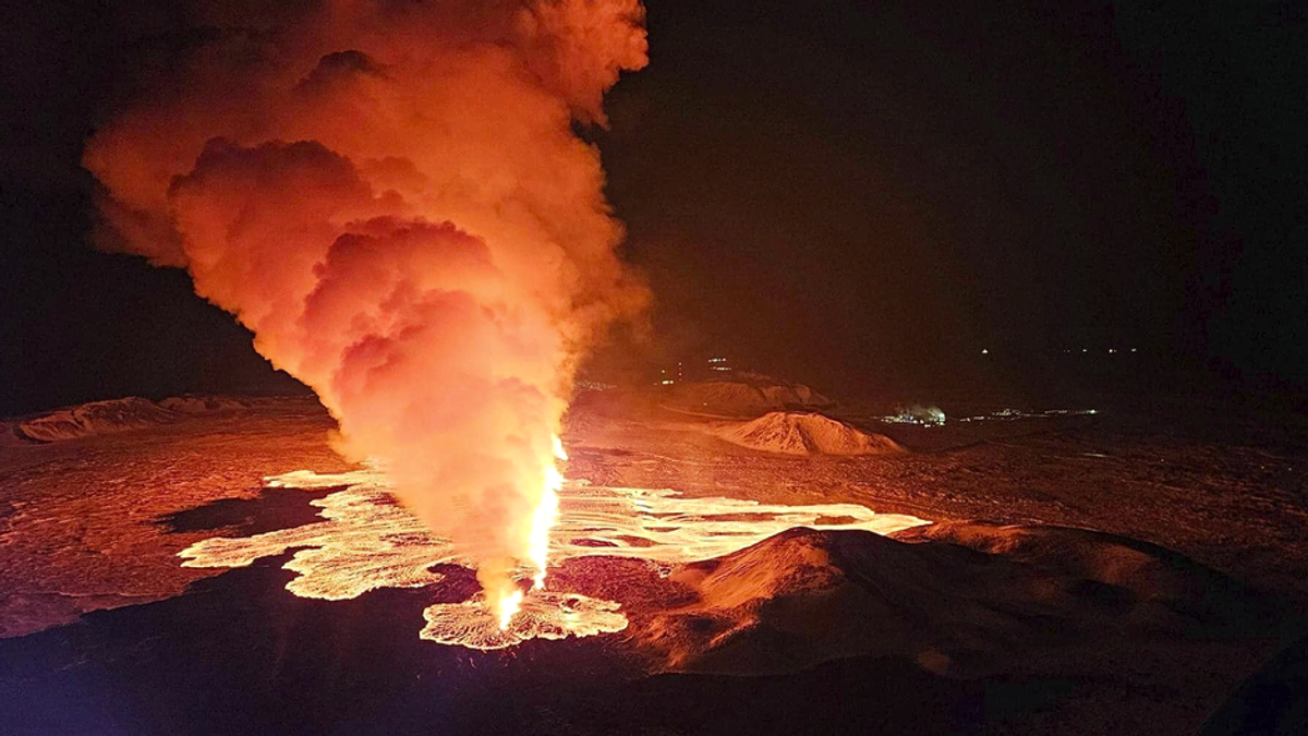 Erneut Vulkan auf Island ausgebrochen