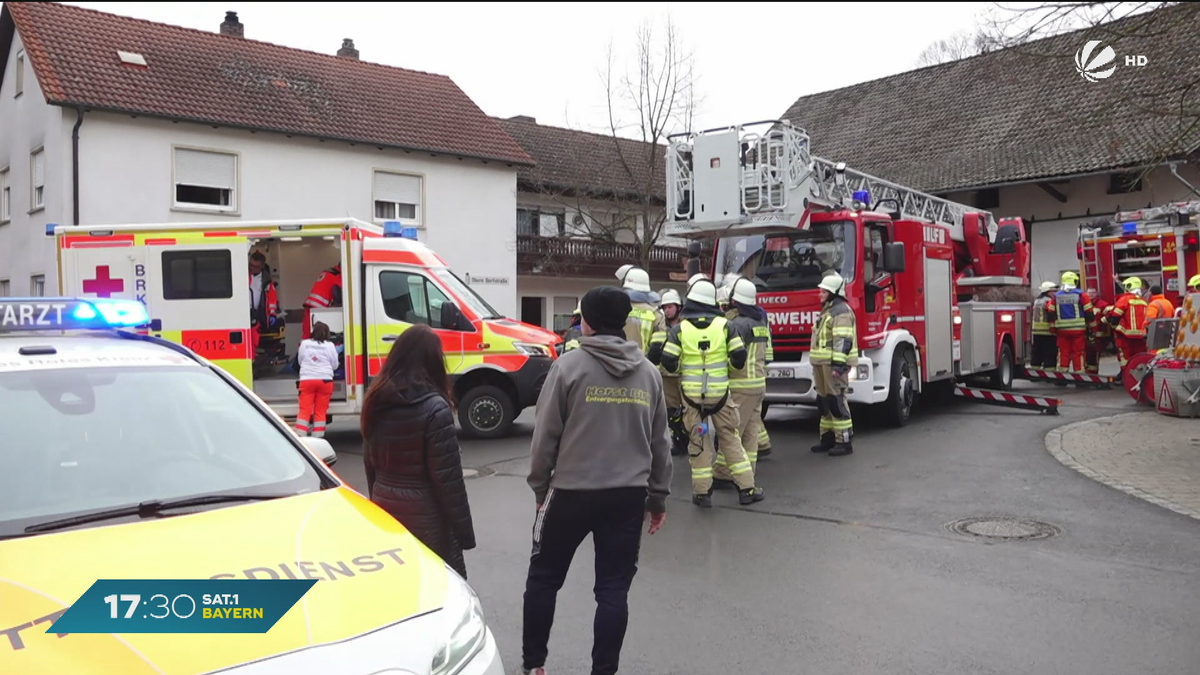 Verpuffung in Oberfranken: Ein Mensch kommt ums Leben