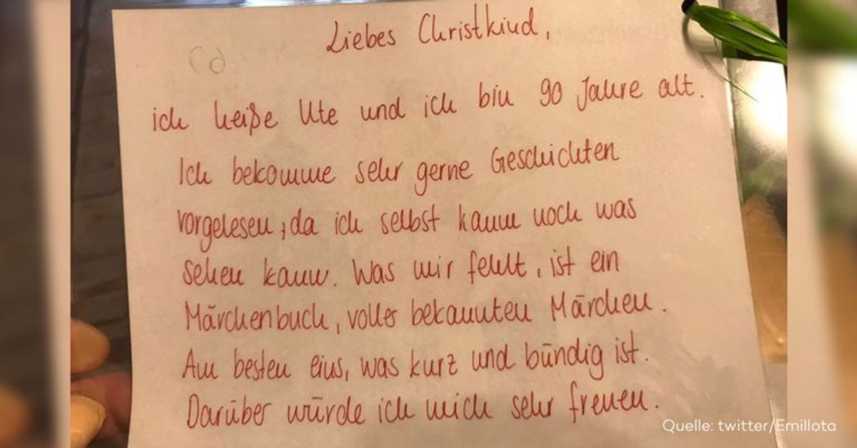 Frau postet Wunschzettel von Senioren: Ihre Bescheidenheit rührt das Netz