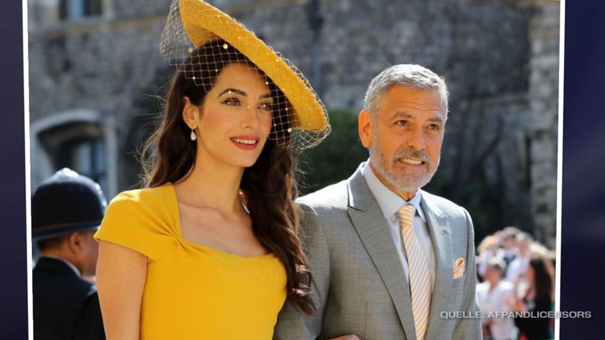 Werden George und Amal Clooney bald royale Taufpaten von Herzogin Meghans Baby?