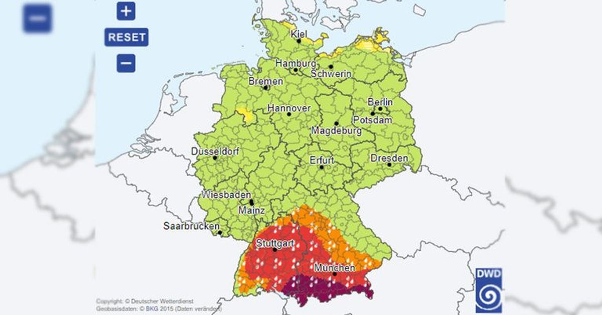 Schwere Unwetter: Diese Regionen sind betroffen