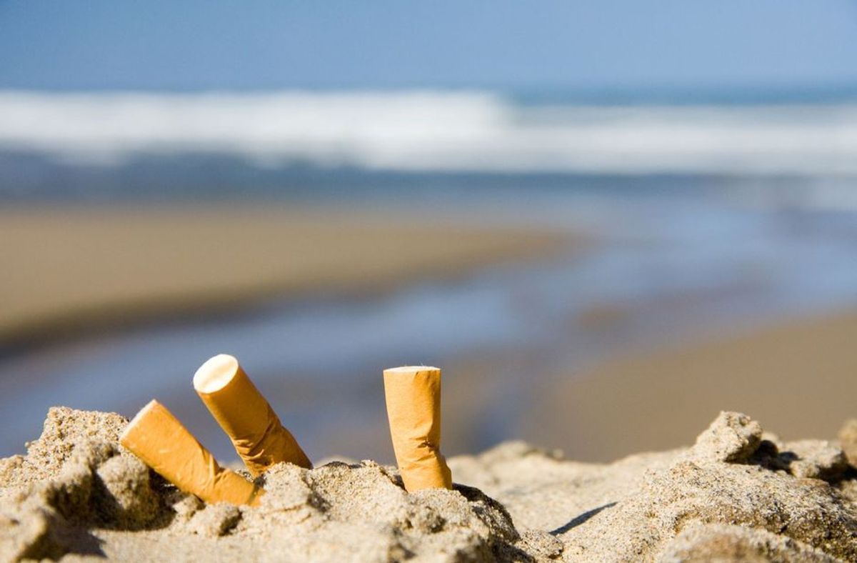 Zigaretten-Kippen sind größte Quelle der Meeresverschmutzung