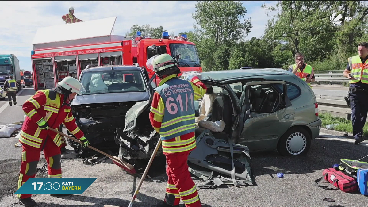 Weniger Verkehrsunfälle in Bayern: Zahl der Unfälle geht um 1,9 Prozent zurück