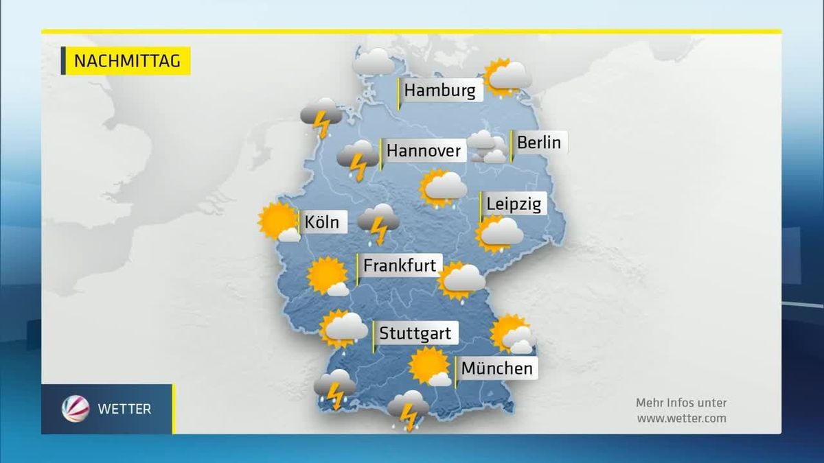 Das SAT.1-Wetter am 12.04.2016