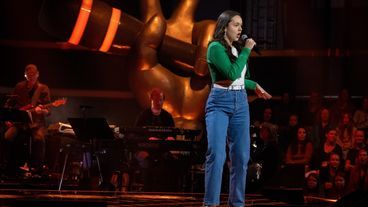 Amelie mit "Jailhouse Rock": Sie begeistert die Coaches mit lässigen Moves