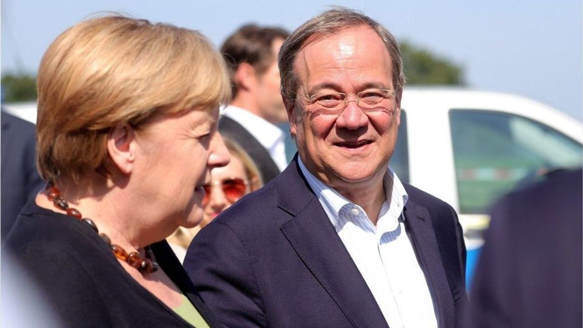 "Viele Krisen": Armin Laschet zieht Bilanz zur Ära Merkel