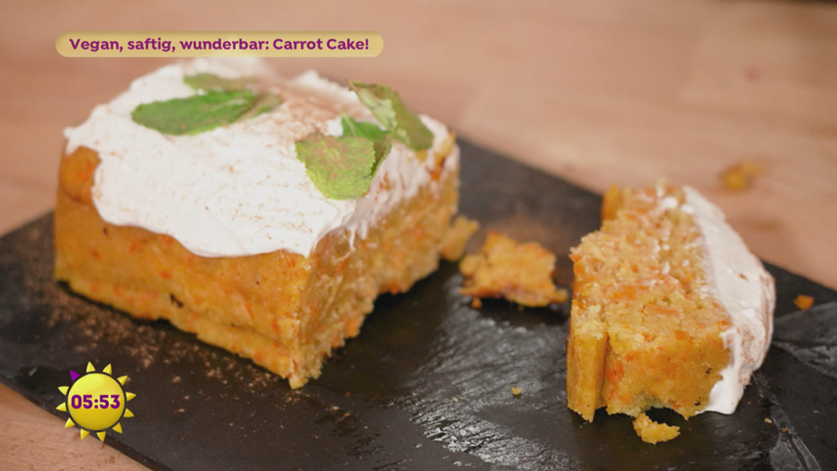 Vegan, saftig, wunderbar: Carrot Cake!