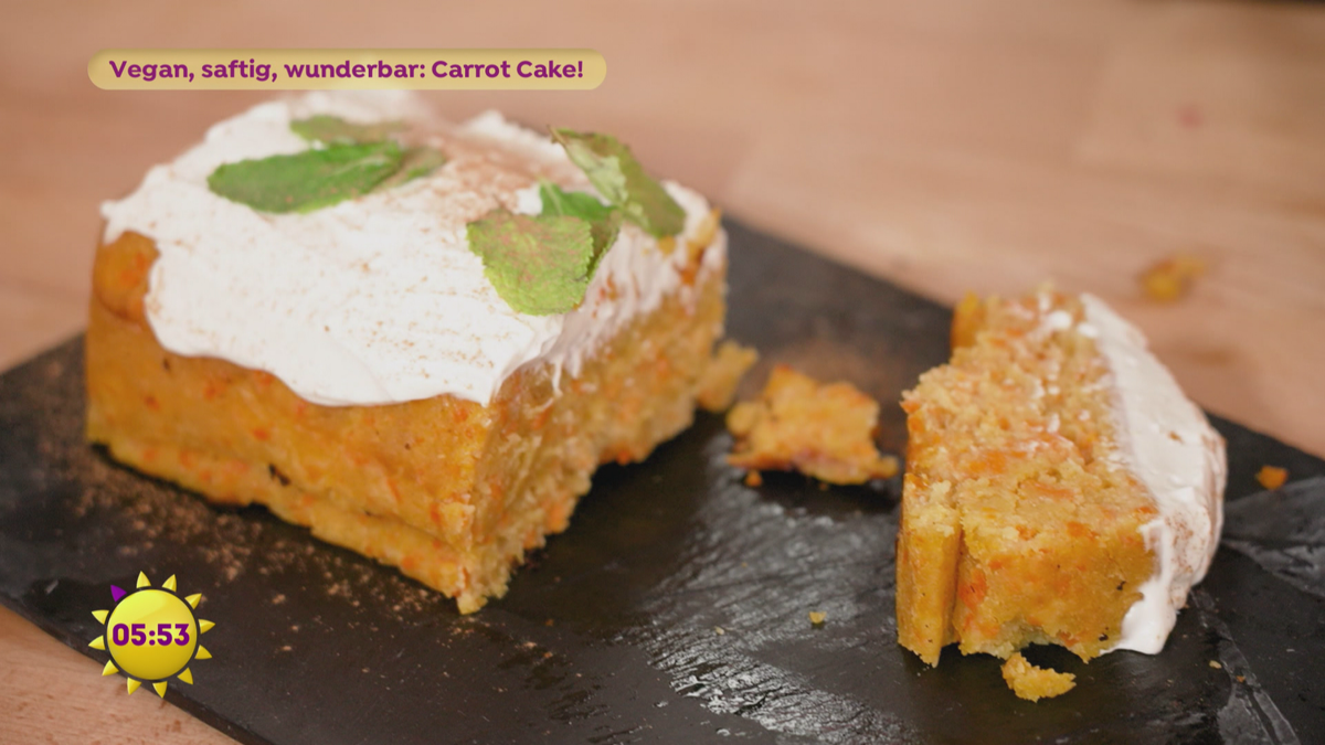 Vegan, saftig, wunderbar: Carrot Cake!