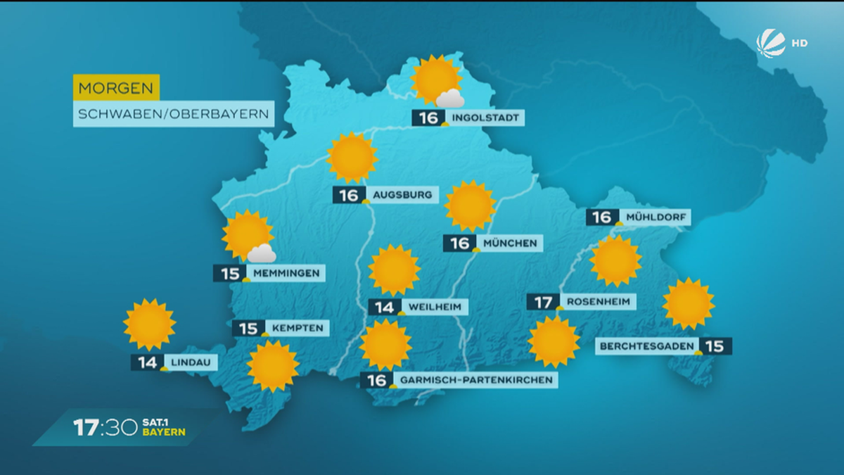 Das Bayern-Wetter vom 06.03.2025: Sonne und wolkenloser Himmel