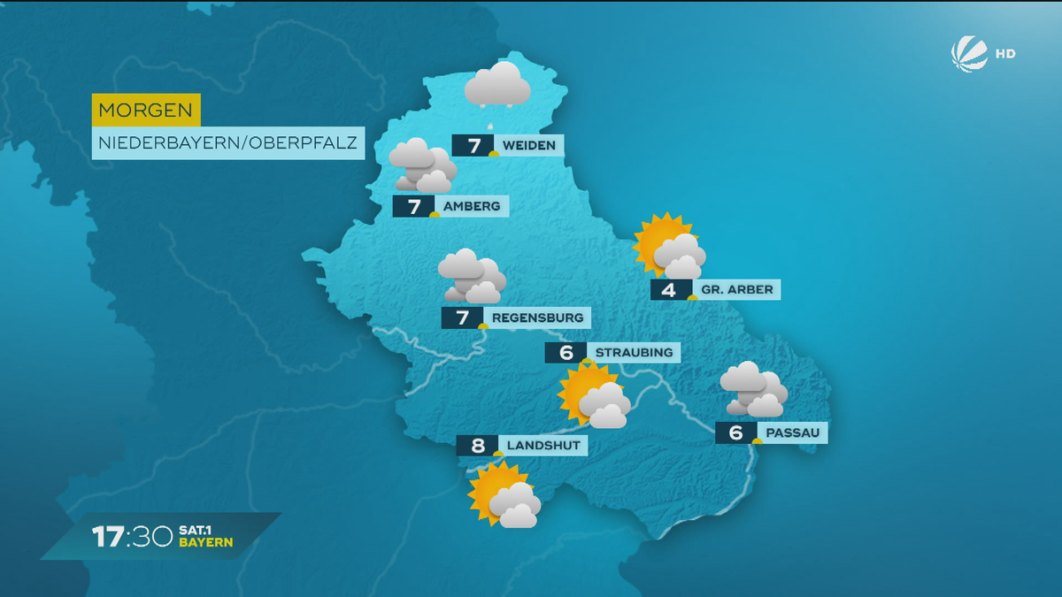 Das Bayern-Wetter vom 18.12.2024: Mildes Wetter vor Weihnachten?