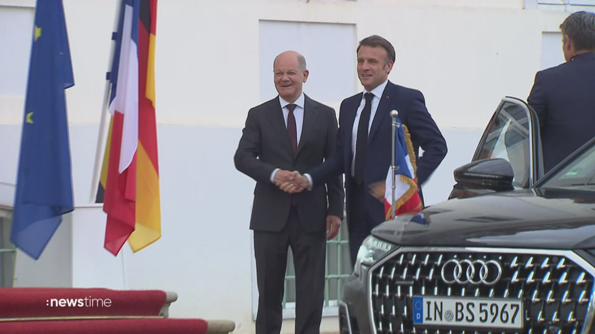 Scholz und Macron: Demonstrative Einigkeit beim Staatsbesuch in Deutschland 